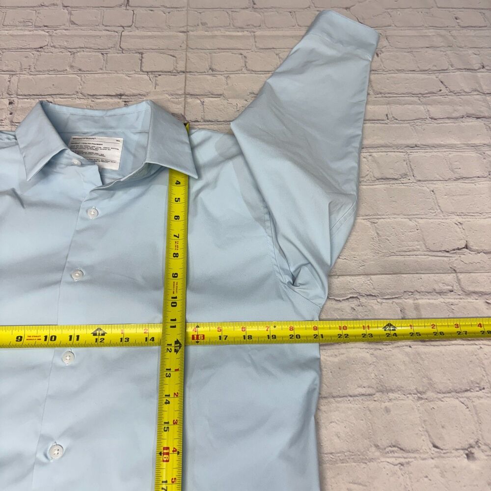 Ministry of Supply Aerozero Men Size Large Button Down Shirt Slim Fit C120 -27 - Picture 4 of 14